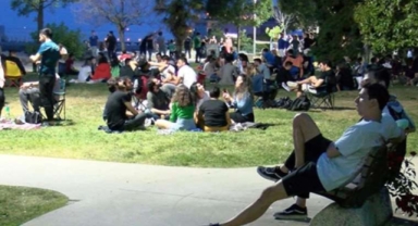 Açık alanda alkole ilk ceza kesildi