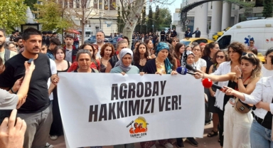 Ağrobay işçileri hakkını aramaya devam ediyor: 