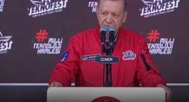 Cumhurbaşkanı Erdoğan TEKNOFEST'te: 