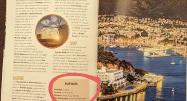 Dünyaca ünlü dergi, Türkiye'nin resmi diline 'Arapça' yazdı!