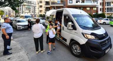 İzmir Büyükşehir Belediyesi’nden okul servislerine denetim