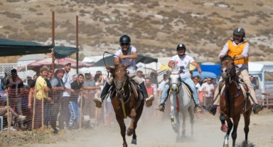 Menemen'de Rahvan At Yarışı heyecanı yaşandı