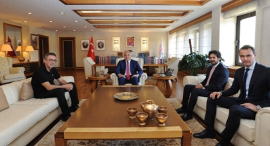 Nuri Bilge Ceylan'dan Bakan Mehmet Nuri Ersoy'a ziyaret