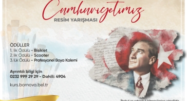 Bornova Belediyesi'nden 100.yıla özel resim yarışması