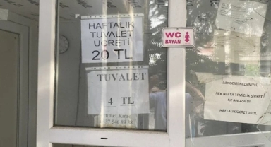 Bunu da gördük! Umumi tuvalette kampanya