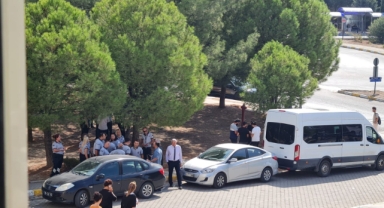 DEÜ'de öğrenciler yaka paça gözaltına alındı!