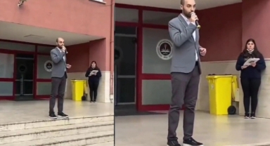 Genç öğretmenin konuşması gündem oldu: “Cumhuriyet, kız çocuklarının sınıfta parmak kaldırmasıdır!”