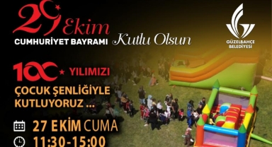 Güzelbahçe'de 100'üncü yıl coşkusu 