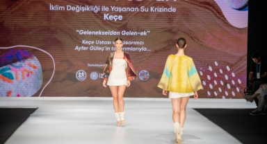 İklim Krizi ve Kuraklığa karşı keçe podyuma çıktı