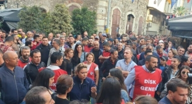 İZENERJİ işçileri iş bıraktı: 