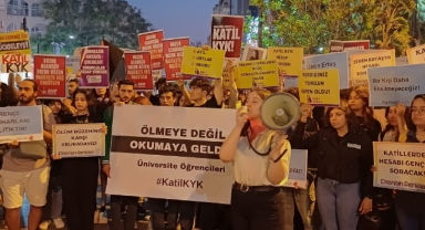 İzmir'de öğrenciler yine sokakta: 