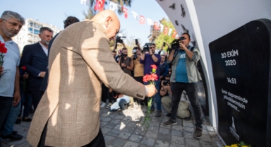 İzmir depreminde yaşamını yitirenler unutulmadı