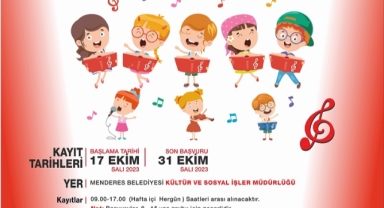 Menderes’te Çocuk Korosu Kuruluyor