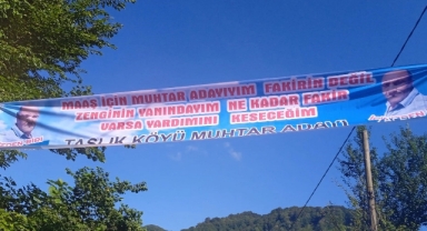 Muhtar adayı halka seslendi: 