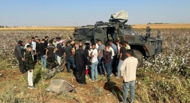 Şanlıurfa'da zırhlı askeri araç devrildi: Üç asker yaralandı
