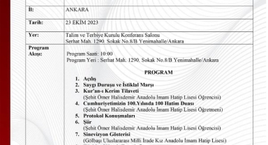 Skandal: Öğrencilere Cumhuriyet’in 100. yılı kutlamasında Kuran dinletilecek