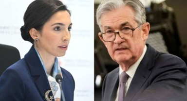 TCMB Başkanı Hafize Gaye Erkan, Fed Başkanı Powell ile görüştü