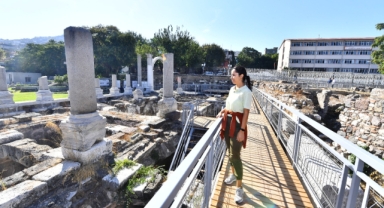 Turistler, Agora Ören Yeri’ndeki tarihe yakından tanıklık edecek