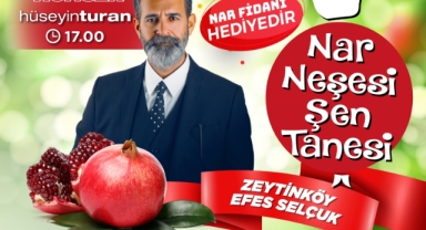 Zeytinköy'ün ilk nar şenliği bu pazar Efes Selçuk'ta başlıyor