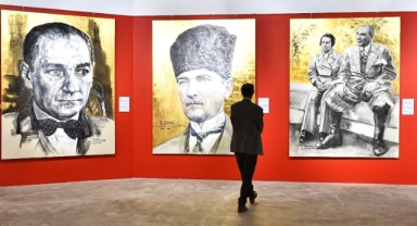 “Atatürk: İz Bırakan İlkler Dev Portreler” sergisi açıldı