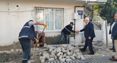 Başkan Selvitopu'dan “su baskını” ve asfalt denetimi