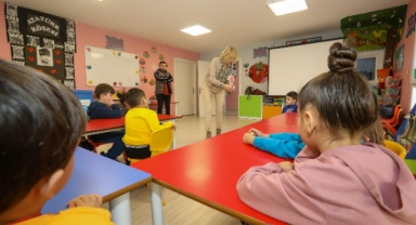 Bucalı minikler diş sağlığı eğitiminde buluştu 