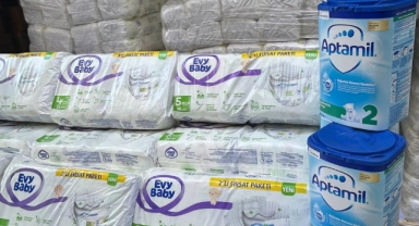 Büyükşehir bez ve mama desteğinde 100 bini aştı