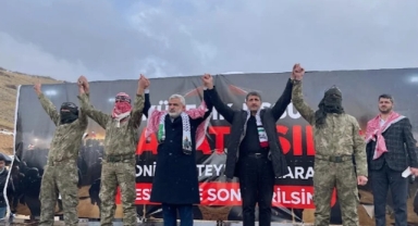 HÜDA-PAR yine Hamas kamuflajıyla sahnede