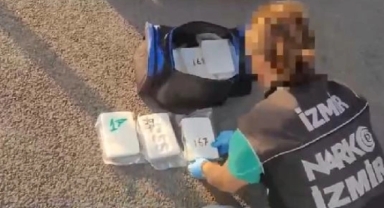 İzmir'de 10 kilo 620 gram kokain ele geçirildi