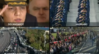 Saat 9'u 5 geçe hayat bir dakikalığına durdu: Türk milleti Ata'sını andı 