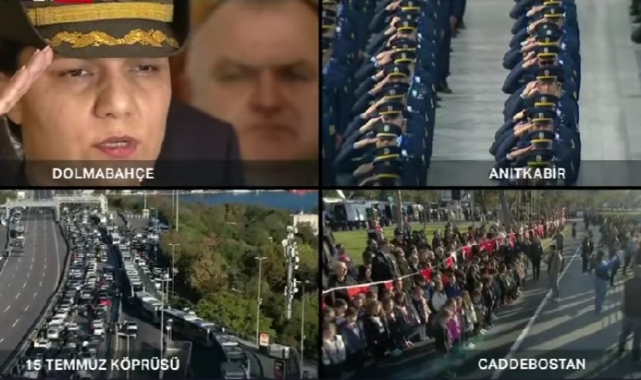 Saat 9'u 5 geçe hayat bir dakikalığına durdu: Türk milleti Ata'sını andı