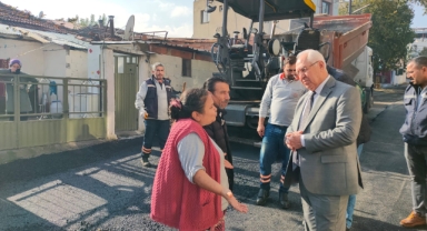 Başkan Selvitopu çalışmaları her zaman olduğu gibi yerinde denetledi