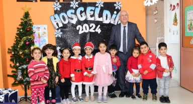 Başkan Selvitopu miniklerin yeni yılını kutladı