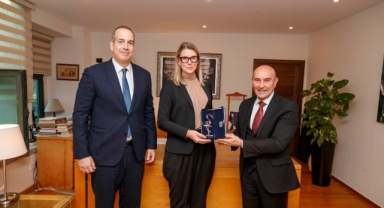 Başkan Tunç Soyer İsveç heyetini ağırladı