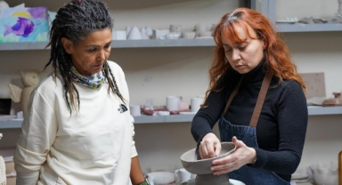 Çamura hayat, insanlara mesaj veriyorlar 