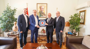 Veterinerler Odası'ndan Soyer’e destek ziyareti