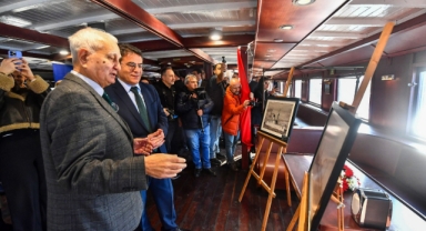 24 Mart'a kadar gezilebilecek... “Atatürk ve Cumhuriyet Gemileri Sergisi” açıldı! 