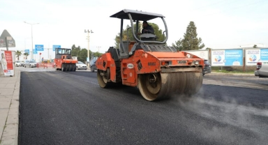 Menderes’te büyük asfalt çalışması