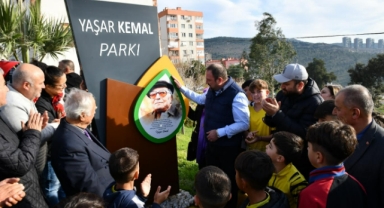 Yaşar Kemal Parkı Çiğli’de törenle açıldı