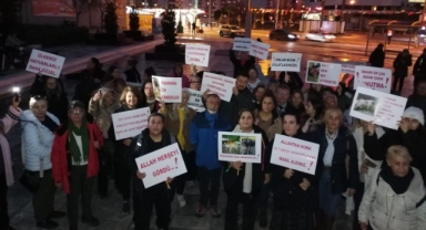 Zehirlenen 13 köpekten 11'i can vermişti... İzmirli hayvanseverlerden tepki yürüyüşü