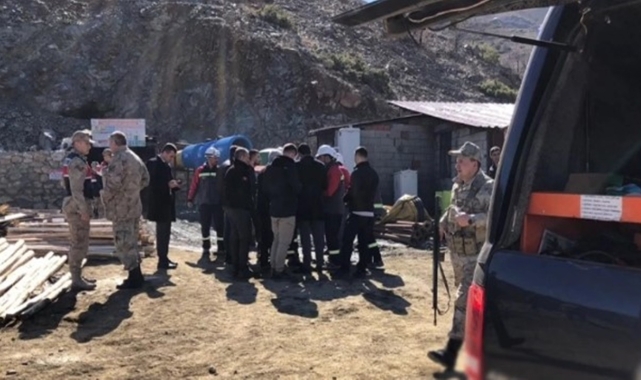 Elazığ Alacakaya’da maden ocağında göçük!