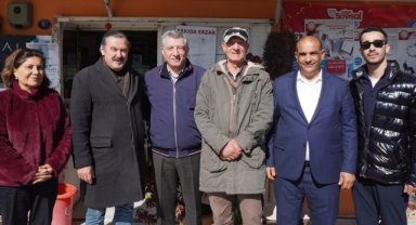 Mustafa Günay muhtarları ziyaret etti