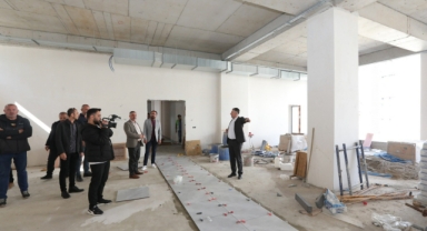 Bayraklı’nın yeni kültür merkezinde sona gelindi: 