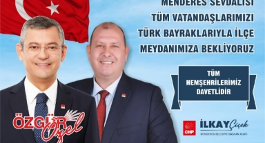 CHP'li Çiçek'ten halka davet: 