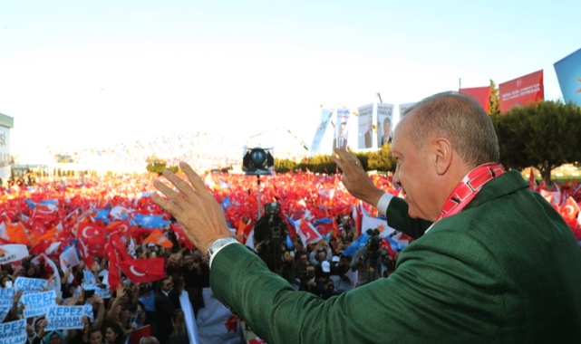 Erdoğan: Tüm sermayesi yalan ve aldatma üzerine kurulu bir zihniyet var