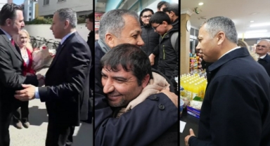 İçişleri Bakanı, AK Partili adaylarla sahada 