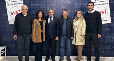 İlçe başkanlarından Hüseyin Vefa Ülgür’e destek