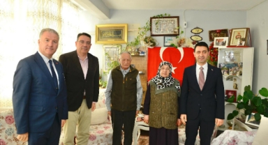 İrfan Önal, şehit ailelerini ziyaret etti