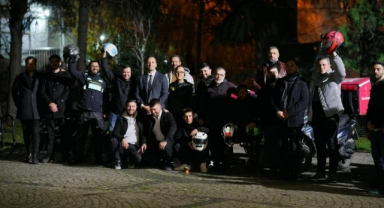 Ömer Eşki'den oto kuryelere gece yarısı ziyareti