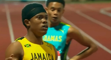 16 yaşındaki Nickecoy Bramwell, Usain Bolt'un rekorunu kırarak tarihe geçti